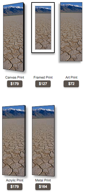 buy Oregon vertical panoramic photo of the alvord desert and the steens mountians by Ross Wordhouse