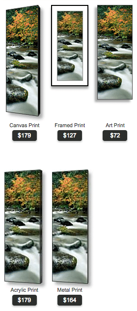 buy Oregon panoramic photo of the santiam river during fall by Ross Wordhouse